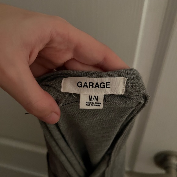 garage lace up t shirt dress medium - Picture 2 of 2